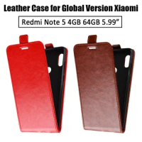 Flip Case for Xiaomi Redmi Note 5 4GB 64GB Luxury Leather Protective Case for Redmi Note 4X/ Mi A1/ Redmi 5 Plus Phone Cover