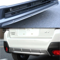 Car Styling For Subaru XV GT3 GT7 2017 2018 2019 Stainless Steel Front &amp; Rear Bumper Skid Protector Guard Plate Cover Trims 2pcs