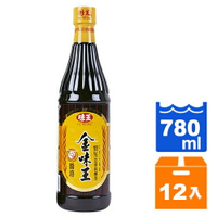 味王 金味王醬油 780ml (12入)/箱【康鄰超市】