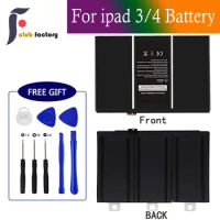club factory Replacement Battery for iPad 3/iPad 4,Repair Tools Kit,0 Cycle 11560mAh Li-ion Replacement Battery