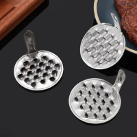 Stainless Steel Household Large Hole Knife Tool For Scratching Bean Jelly Cold Noodle, Cool Powder Jelly Scraping Scraper Knife