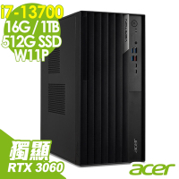Acer 宏碁 Veriton VM8715G (i7-13700/16G/1TB+512SSD/RTX3060-12G/W11P)