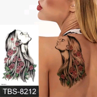 Sticker Stiker Tatoo Tatto Tattoo Tato Tubuh Temporer Temporary Temporarry Sementara Model Wanita Ra