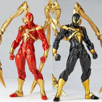 Marvel Iron Spider Man Figure PVC Spiderman Action Figures Figure Collection Model Kids Gift Toys 22cm