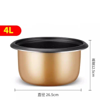 4L Rice cooker inner container Non stick Cooking Pot Replacement Accessories Rice Cooker liner