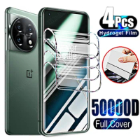 4PCS Screen Protectors For Oneplus 12 11 10 9 8 7 Pro 10T 9RT 8T Ace Pro Hydrogel Film For Oneplus Nord 3 CE 2 Lite N20 N30 Film