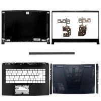 Baru untuk MSI GF65 Thin MS 16W1/16W2: penutup belakang LCD, penutup atas (top case), penutup bingka