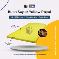 Busa Super Yellow Royal ukuran 140x200x6 cm - Busa Royal Foam