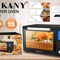 SOKANY10012 Oven Automatic Multifunctional Baking Household High Capacity 55L Electric