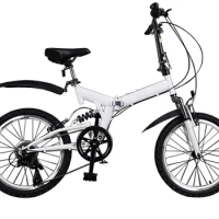 20 Inch 6 Speed Bike Foldable And Portable Bicycle Adult Bicycle Light Travel Mountain Bike