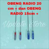Obeng Radio 15cm + dan 20cm +