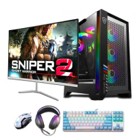 Game Desktop Host Core I3 i5 i7 i9 8G RAM 256GB 512GB SSD Power Supply PC Gaming Desktop assemble diy Computer with Graphic card
