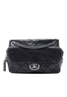 Chanel 二手香奈兒巴黎愛丁堡超大菱格紋小牛皮可可腰包