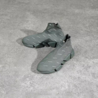 BALENCIAGA Sepatu BALENCIAGA SPEED TRAINER ALL OVER WHITE KHAKI GREEN SNEAKER 100% ORIGINAL