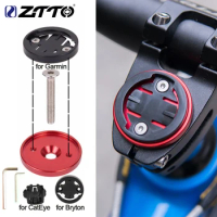 ZTTO Bicycle Computer Holder Bike Stopwatch GPS Mount Stem Top Cap Computer Holder Phone Holder For Garmin Bryton Cateye Parts