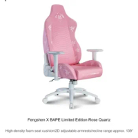 New 2024 Gaming Chair Pink Crystal Model Comfortable Computer Gaming Chair 2D Armrests