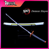 Demon Slayer Sword The Hashira Kochou Shinobu Nichirin Blade Anime Peripheral Katana Keychain Weapon Model Toy Christmas Gift