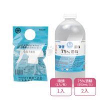 【PATRON 派頓】潔康 75%酒精 500ML X6瓶(乙類成藥)