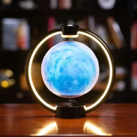 Maglev Moon Light Bluetooth Music Atmosphere Night Light Home Decoration Bluetooth Speaker Creative Ornament