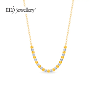 MJ Jewellery Gold Beaded Necklace R175 , 375 Gold & 916 Gold