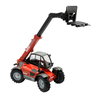 【西班牙 JOAL】J201 紅色堆高輪車 MANITOU(傑歐工程車/玩具車/工程車)