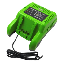 G-MAX 40V Lithium Battery Charger 29482 for GreenWorks 40V Li-Ion Battery 29472 ST40B410 BA40L210 STBA40B210 US Plug