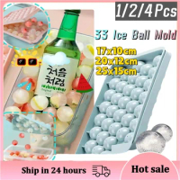 【Buy 1 Free 1】Household Ice Hockey Maker Food Grade Silicone Press Mold With Removable Cover Ice Cube Ice Box Mold Kitchen