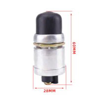 Push Start Button Switch Switch Push Button Engine Start Switch Push Start Button for Boat Marine Car Tractor Horn Engine