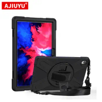 Heavy Duty Shockproof Case For Lenovo Tab P11 Case TB-J606F Tab P11 Pro J706 Tablet Kickstand Silicon Cover With Shoulder Straps