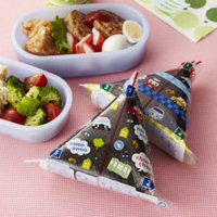 日本製 m sa飯糰包裝袋 30入 交通車系列 三角飯糰 食物袋 御飯糰 飯糰 野餐 午餐 早餐 飯糰包裝袋