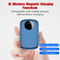 Qi Magnetic Wireless Fast Charging Power Bank For iPhone Huawei Xiaomi Samsung External Battery Magsafe PowerBank For OPPO VIVO
