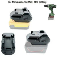 Adapter battery for Milwaukee/Dewalt 18-20V Lithium Battery Converted To for Hitachi for Hikoki 18V Lithium Batteries Power Tool