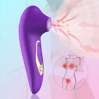 Women Sucking Vibration Massager Safe Convenient Silicone Clit Stimulator Masturbation Sucker for Vagina for Sex Toy