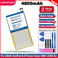 LOSONCOER 4800mAh C11P1414 Battery for ASUS ZenPad 8.0 Power Case Z380 CB81 Series