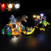 LED for LEGO 75938 Jurassic World T. rex vs Dino-Mech Battle USB Lights Kit With Battery Box-（Not include Lego Bricks)