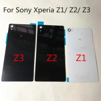 For Sony Xperia Z2 L50w Z1 Compact Mini Z1 Z3 Compact Mini Rear Door Battery Back Housing Glass Cover Case