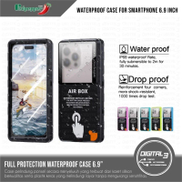 Waterproof Case AIR BOX MAX 6.9 inchi Full Protection Hard Casing for Smartphone HP Universal IP68 T