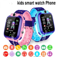 Kids Smart Watch 2/4G Sim Card LBS Tracker SOS Camera Children For Mobile Phone Voice Chat Math Game Flashlight Kids Smart Watch