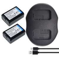 2x Battery + USB Charger for Sony NP-FW50 &amp; Sony ILCE-7RM2 Alpha 7R II a7R II