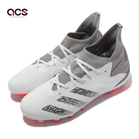 adidas 足球鞋 Predator Freak 3 運動 女鞋 愛迪達 透氣 包覆 足球訓練 大童 白 灰 FY6305