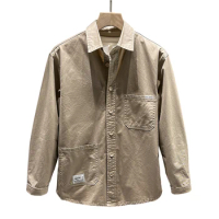 XL 5XL 6XL 7XL Men's Casual Cotton Long Sleeve Shirt Spring and autumn fashion men's workwear shirt jacket Brand Clothing