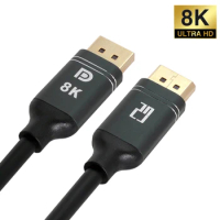 Cablecc DisplayPort 1.4 DP to DP Cable 8K 60hz Cable Ultra-HD UHD 4K 144hz 7680*4320 for PC Laptop TV