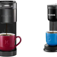 Keurig® K-Supreme Plus SMART Single Serve K-Cup Pod Coffee Maker, Black &amp; K-Express Coffee Maker, Single Serve K-Cup Pod Coffee