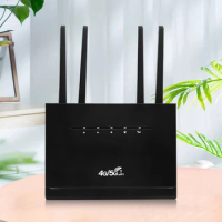 4G CPE Router 4G WIFI Router 300Mbps with SIM Card Slot Wireless Internet Router RJ45 WAN LAN 4 Antenna Hotspot for Home/Office