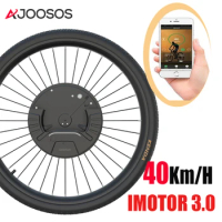 APP Connected IMOTOR Electric Bike Conversion Kit 36V 350W Front Wheel Hub Motor 24'' 26'' 27.5'' 700C 29'' Wireless Detachable
