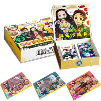 Demon Slayer Cards Full Set Diamond Flash Rare SSP SP Card Tanjirou Kamado Nezuko Character Collection Card Children Toy Gift