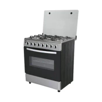 6 burner control Freestanding cooker oven gas stove with bakery oven
