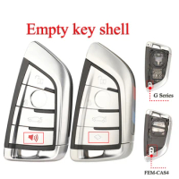 jingyuqin 4 Buttons Remote Car Key Shell Case Fob For BMW X5 F15 X6 F16 G30 7 Series G11 X1 F48 F39 Accessories Car Styling