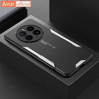 Aluminum Metal Case For Huawei Mate 50 40 Pro Plus Matte Cover Silicone Phone Case For Huawei Mate 20X 9 10 20 Lite 30 Pro Coque