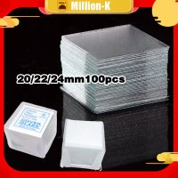 100 Pcs Cover Glass Kaca Penutup Preparat / Deck Glass / Deck Glass Mikroskop